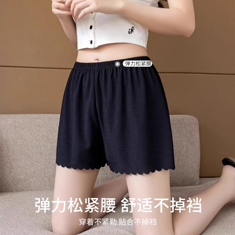冰丝安全裤夏季防走光打底裤宽松薄款透气短裤女可外穿打底安全裤