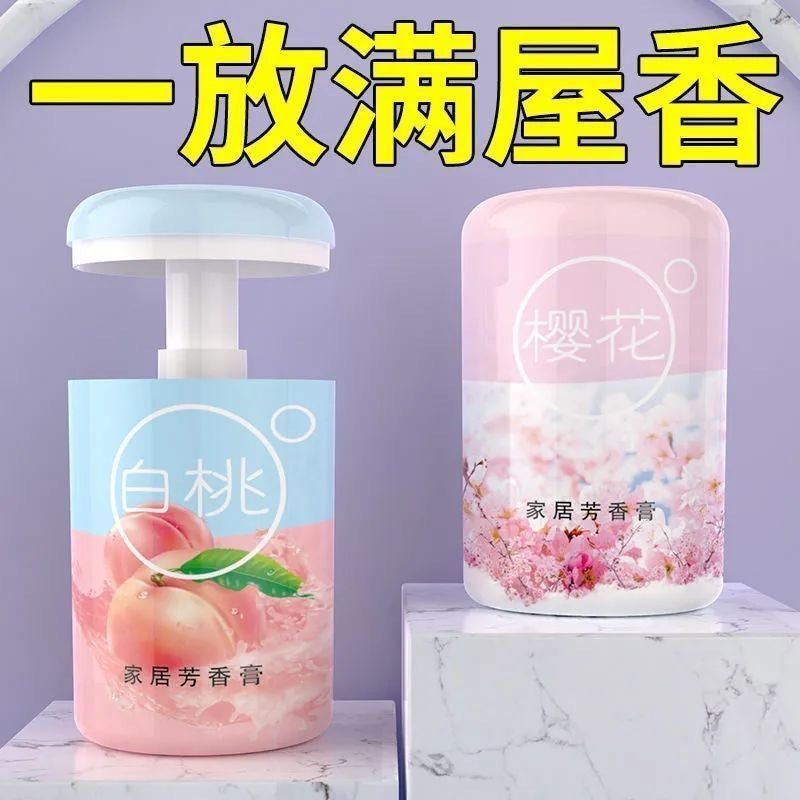 Flameless Solid Home & Car Fragrance – Premium Air Freshener for Bedroom, Bathroom & Car