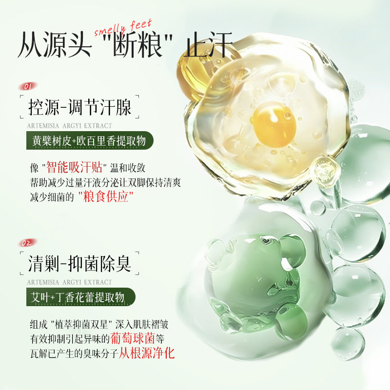 巴宝格青少年草本除臭除菌香氛洗脚液脚痒汗臭脚酸异味泡脚足浴液