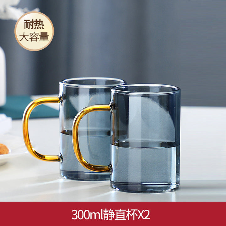 玻璃冷水壶加厚创意家用果汁壶带盖过滤北欧风耐高温茶壶水杯套装