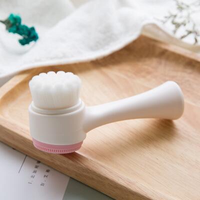 软毛硅胶双面洗脸刷洁面刷卸妆去黑头深层清洁毛孔刷子化妆工具