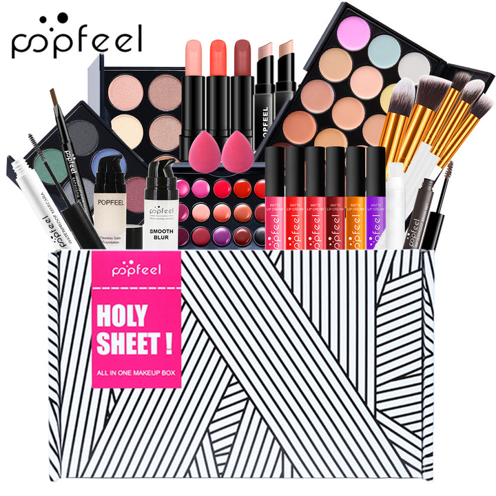 POPFEEL 跨境专供彩妆套装组合初学者美妆少女淡化妆品批发