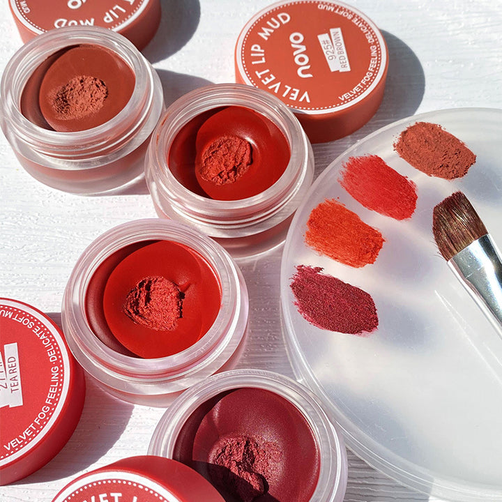 NOVOJelly Lip Mud Lip Gloss Matte Brightening Lipstick