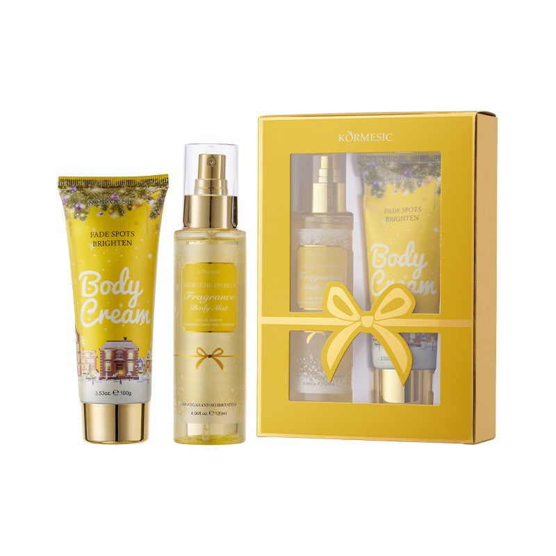 KORMESIC全英文身体护理套盒补水保湿呵护肌肤身体护理速卖通热卖