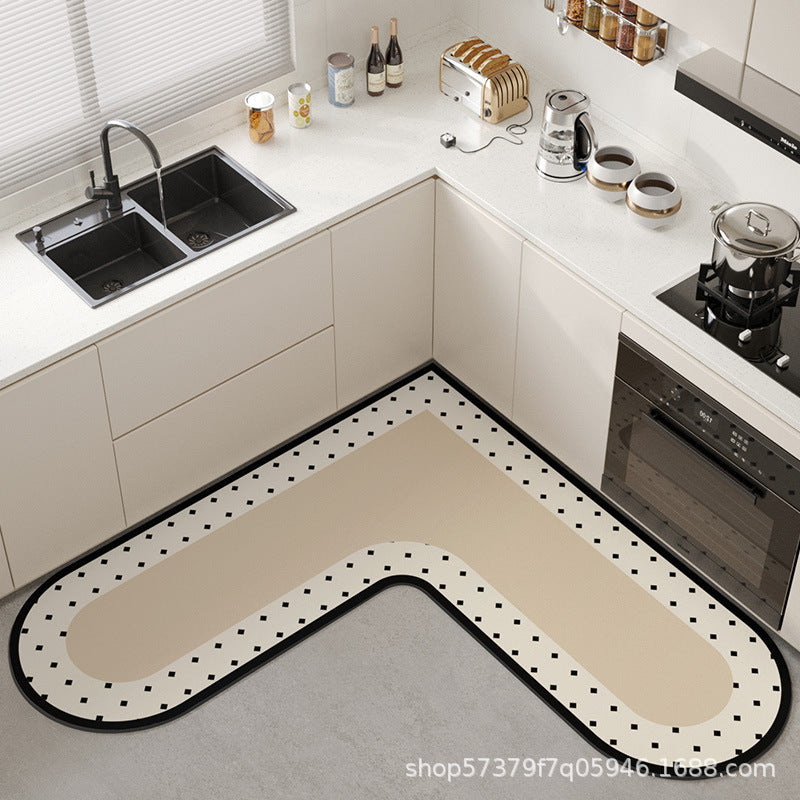 temu LKitchen Floor Mat Stain Resistant Non Slip Foot Mat Home Floor Mat