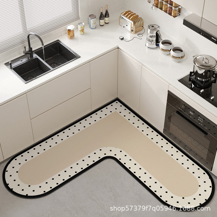 temu LKitchen Floor Mat Stain Resistant Non Slip Foot Mat Home Floor Mat