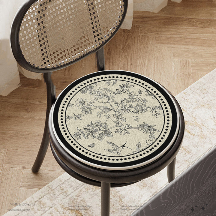 French Seat Cushion Silicone All Season Universal Vintage Premium Feel Non Slip