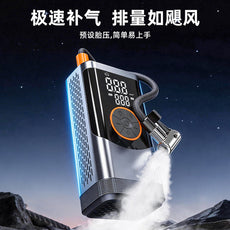 汽车充气泵便携智能无线数显充气泵电动轿车轮胎打气筒车载打气泵