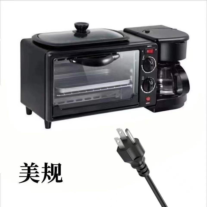 跨境三合一多功能家用美规110V220V早餐机多士炉迷你烤箱外贸批发