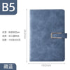笔记本定制logo带扣学习办公商务文具本子会议记录本订制记事本子