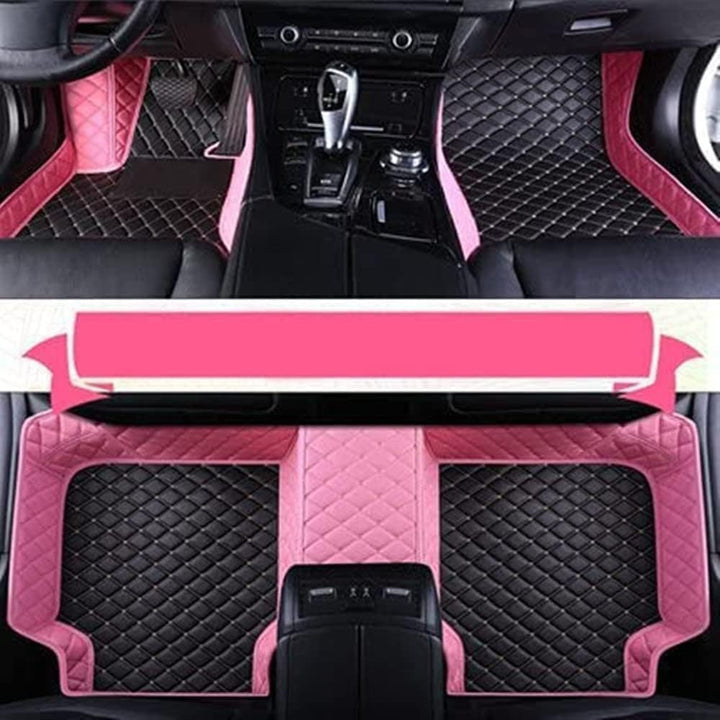 Compatible LADA Granta Special Leather Car Foot Mat