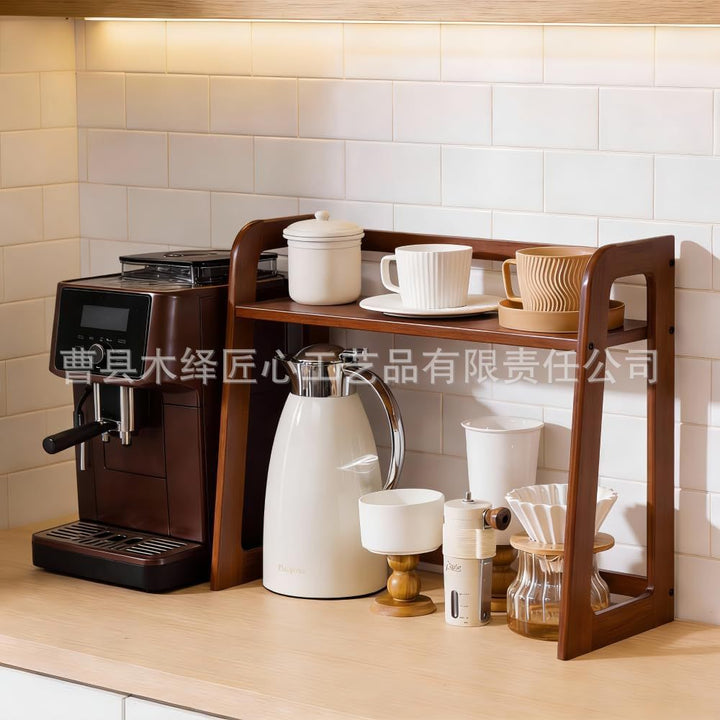 木制杯架置物架桌面茶杯水杯咖啡杯茶具收纳家用厨房调料收纳架