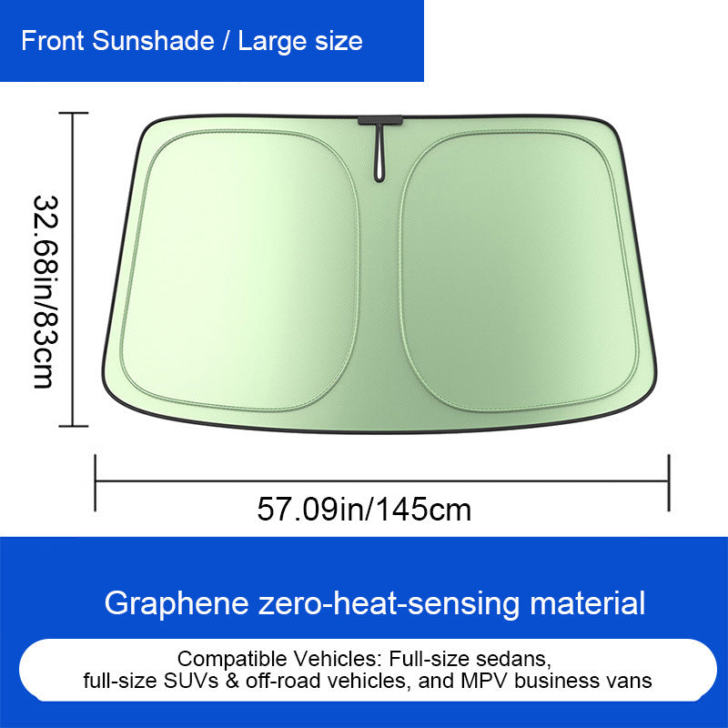 汽车夏季遮阳前挡Car Summer Sunshade跨境OEM定制