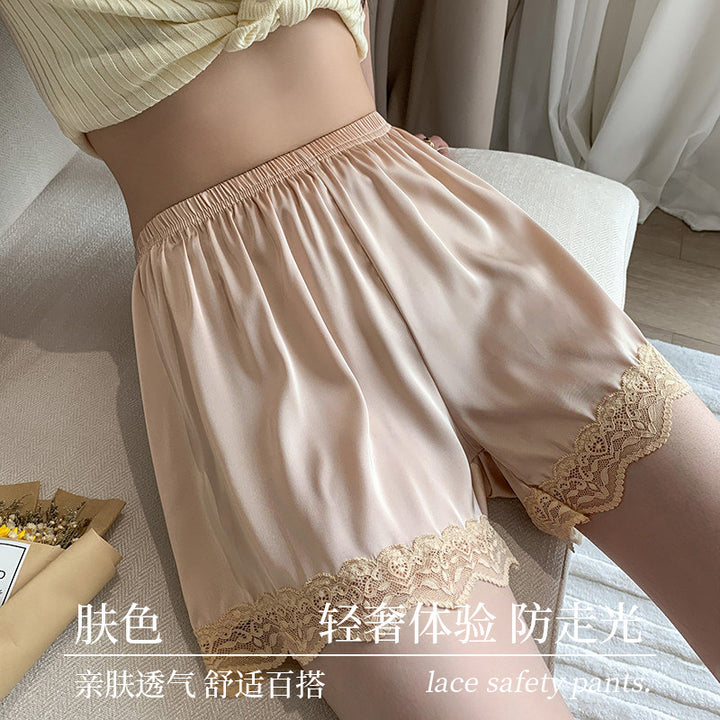 冰丝安全裤夏季防走光打底裤宽松薄款透气短裤女可外穿打底安全裤