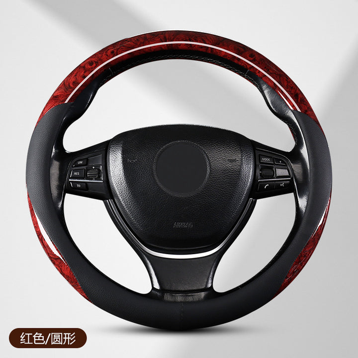 Steering Wheel Grip Cover Thin All Season Universal Car Moisture Wicking Non Slip Grip Cover