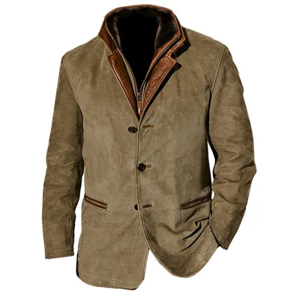 Spring New Men Fashion Vintage Casual Large