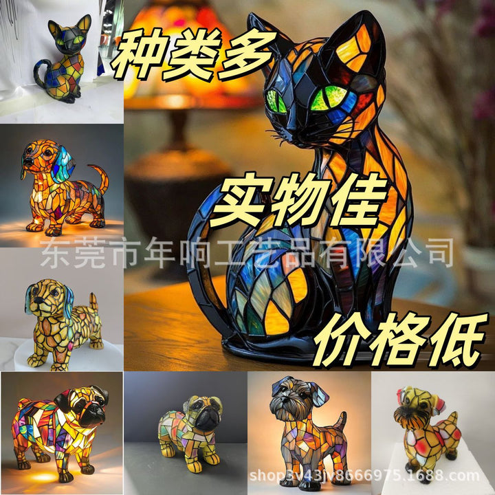 跨境新款Cat Lamp-Dachshund Lamp-Bigfoot Lamp动物LED灯摆件