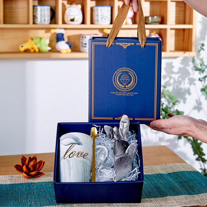 Cute Custom Souvenir Gift Set Ceramic With Gift Mug Gift Box