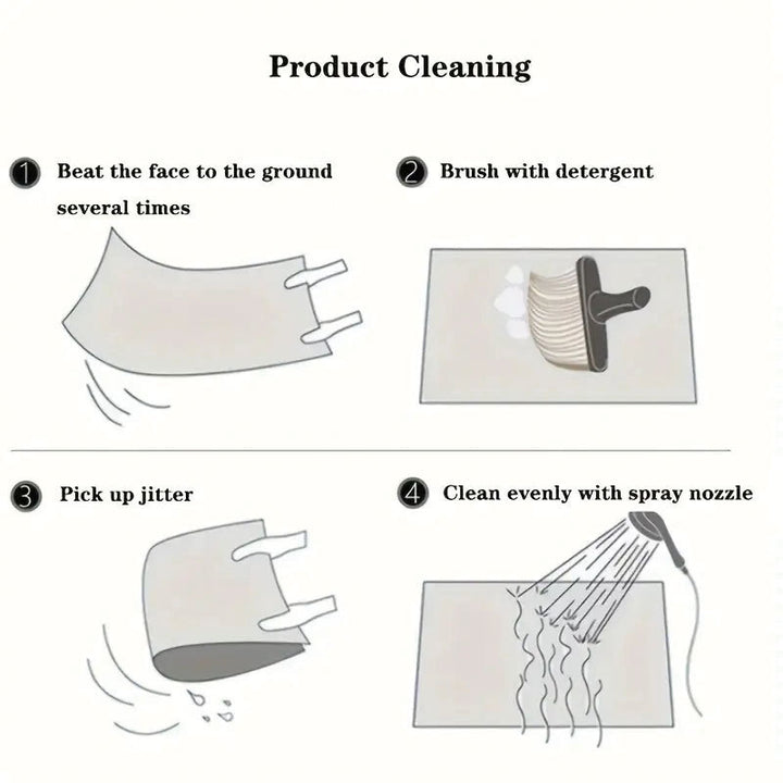 TEMUNordic Vintage Car Foot Mat Carpet Carpet 4 Piece Set Stain Resistant Floor Mat Wholesale Drop Shipping