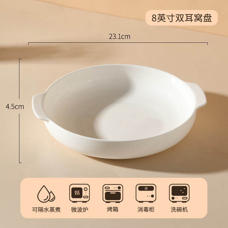 蒸蛋碗定制家用带盖釉下彩陶瓷蒸鸡蛋羹专用碗隔水炖盅蒸蛋蒸碗盘