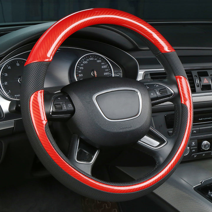 Car Universal Steering Wheel Cover Non Slip Breathable All Season Grip Cover