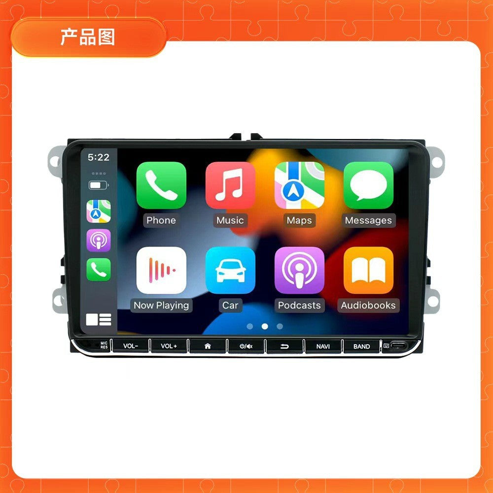 跨境适用于7/8/9寸大众通用机车载DVD导航carplay倒车影像一体机