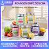 定制跨境TK亚马逊拉丝糖果身体磨砂膏水果香氛搽澡球去角质沐浴盐