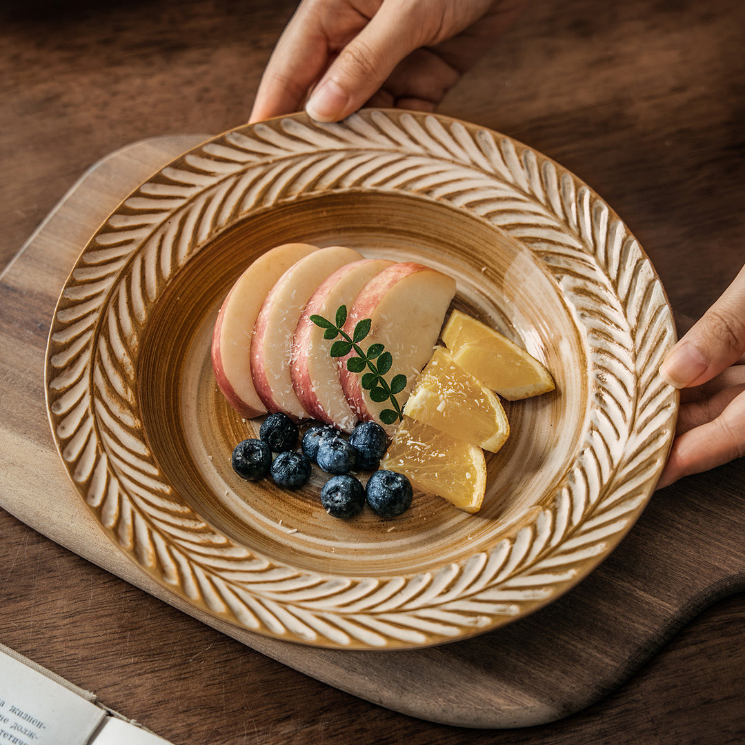Plate Japanese Style Plate Plate Tableware Large Plate Home Plate Plate