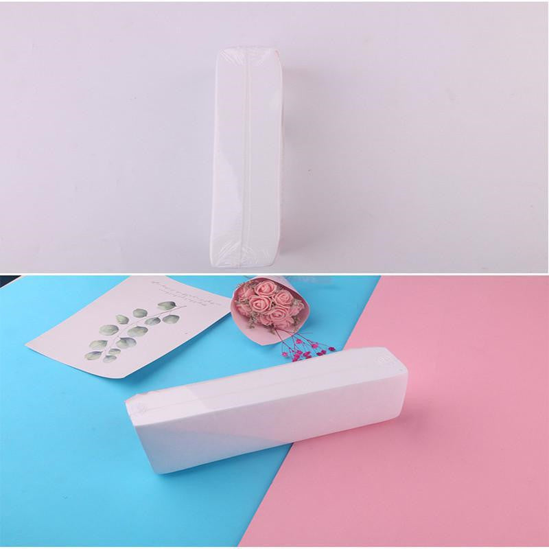 100 pc Non-Woven Wax Strips – Disposable Hair Removal Wax Paper for Beauty Salon & Home