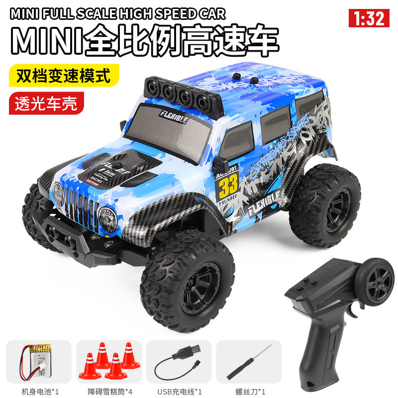 跨境1:32mini摄像遥控车Rc car比例油门迷你高低速越野竞速高速车