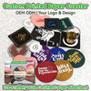 Custom Logo Paper Coasters Personalized Printed Cup Coaster