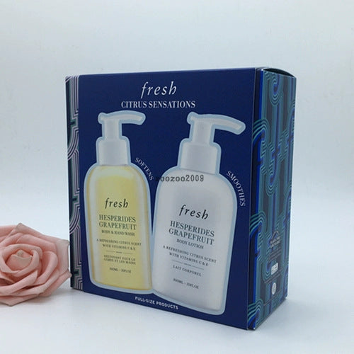 Fresh Grapefruit Body Lotion & Shower Gel Set 300ml – Refreshing Skincare Gift Box