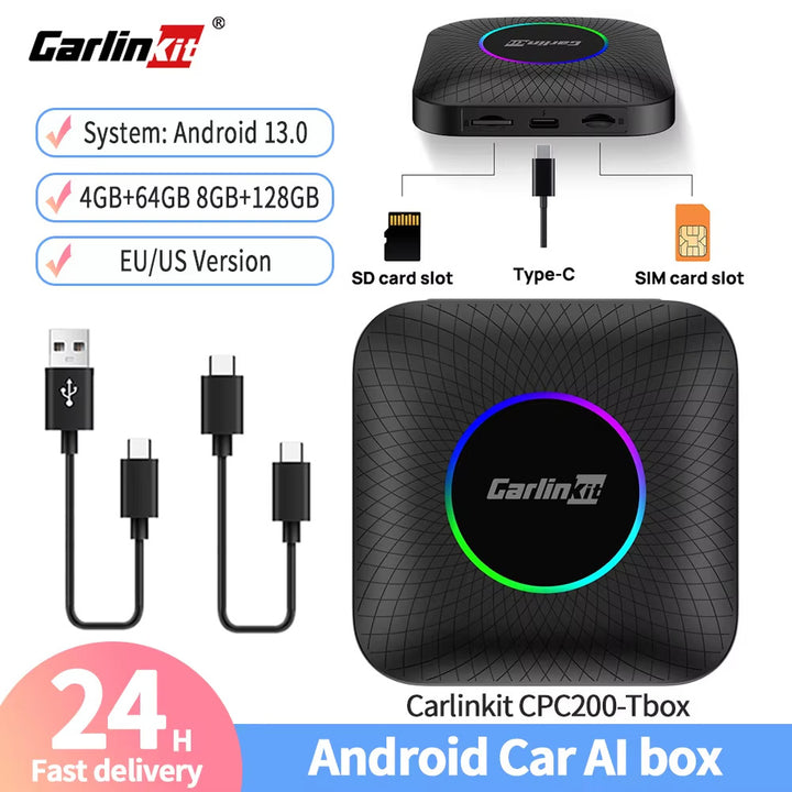 Carlinkit CPC 200-Tbox Wired to Wireless Car Play Smart Connect Box