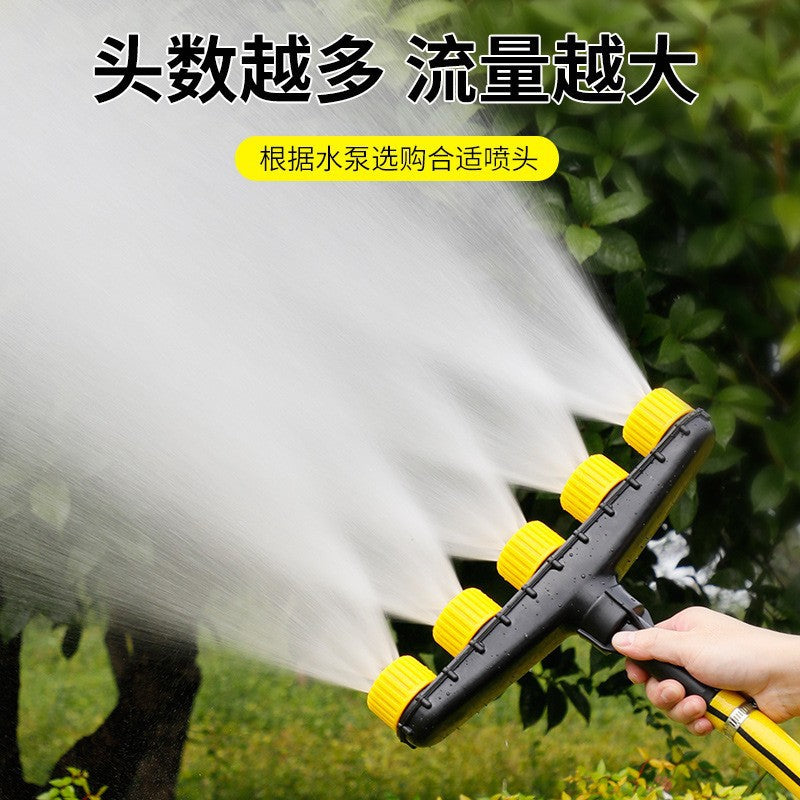 Factory Direct Multi Head Spray Multi Hole Sprinkler Water Vegetables Garden Water Flowers Hose Water Spray Watering Sprayer Nozzle