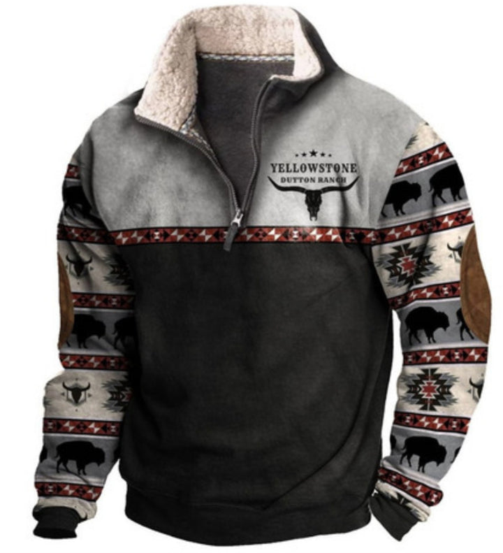 Spring Men's Long Sleeve Hoodie 3 d Casual Fashion Trendy