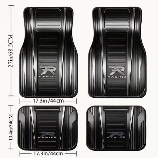 TEMUVintage Nordic Car Foot Mat Carpet 4 Piece Set Stain Resistant Floor Mat TEMUFoot Mat Wholesale