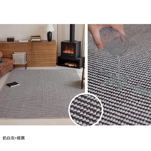 Carpet Living Room Solid Color Japanese Style Bedroom Floor Mat