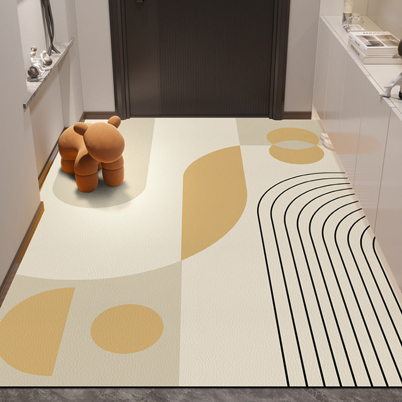 Floor Mat Entryway Door Mat Newpvc Stain Resistant Premium Feel Leather Thickened Non Slip