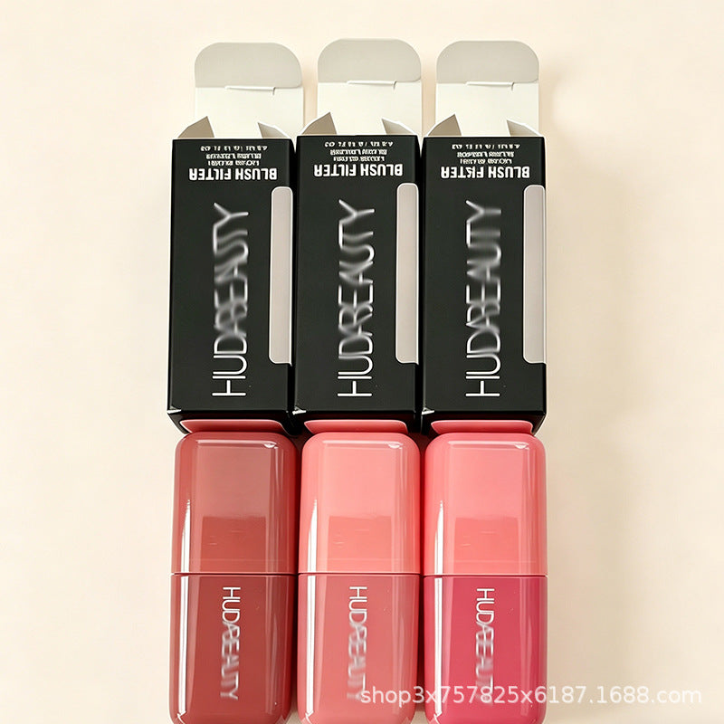 跨境huda胡达美丽Beauty液体腮红BLUSH FILTER 自然持久液体腮红