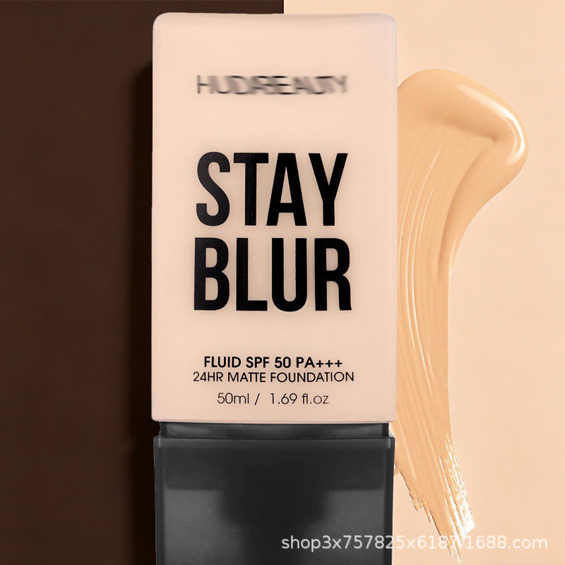 跨境Huda胡达美丽Beauty遮瑕粉底液SATY BLUR MATTE FOUND ATION