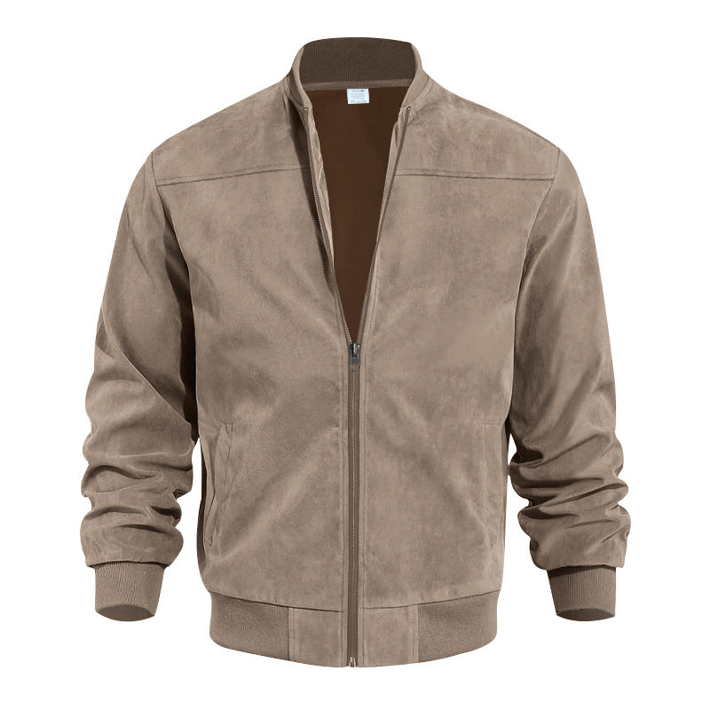 Men Casual Vintage Long Sleeve Cardigan Jacket Men