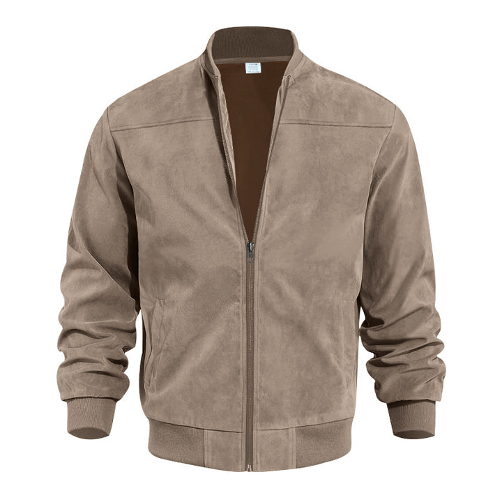 Men Casual Vintage Long Sleeve Cardigan Jacket Men