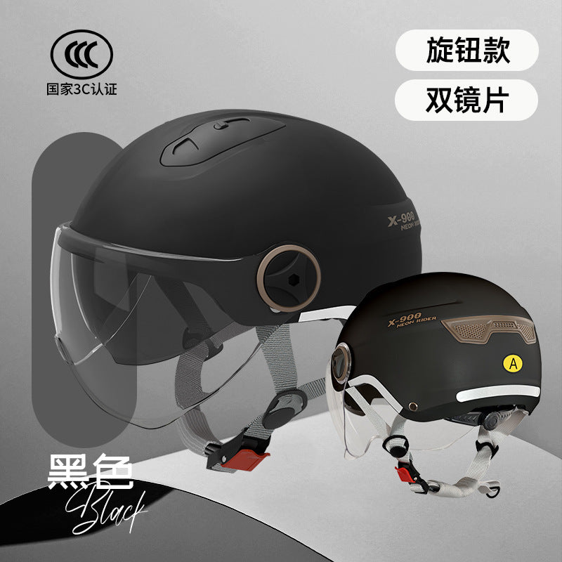 3 C Helmet Motorcycle Men's Women's