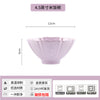 Purple Ceramic Bowl & Plate Dinnerware Set – High-Quality Home Tableware