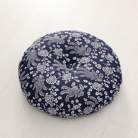 Large Linen Seat Cushion Thickened Japanese Style Seat Cushion