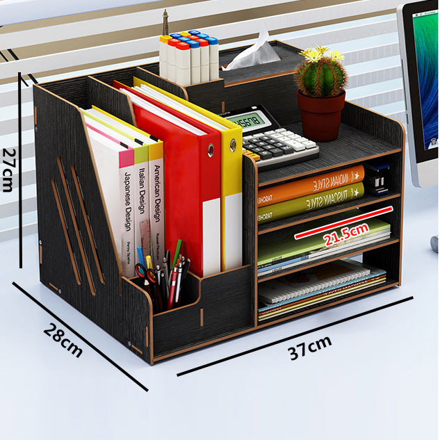 Multi-Layer Desktop Drawer Storage Box with Lock – Office Desk Organizer