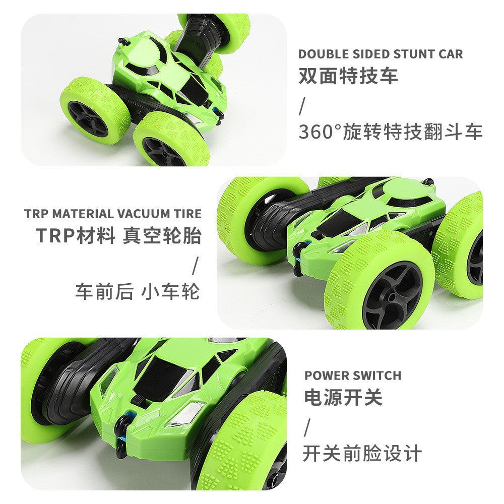玩具翻滚特技翻斗车360度遥控车越野汽车儿童男孩RC car toys