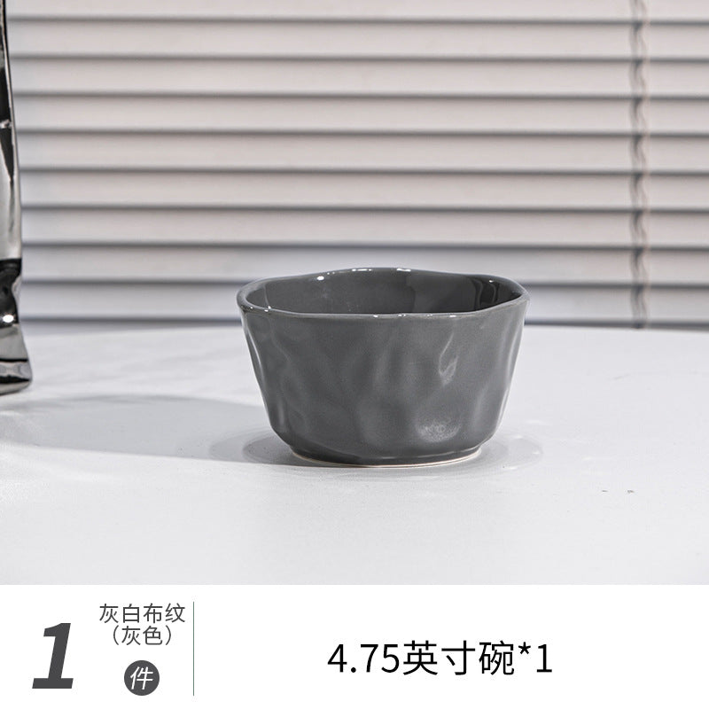 釉下彩碗碟套装家用北欧ins风碗盘碗具碗筷2026新款高级感简约餐