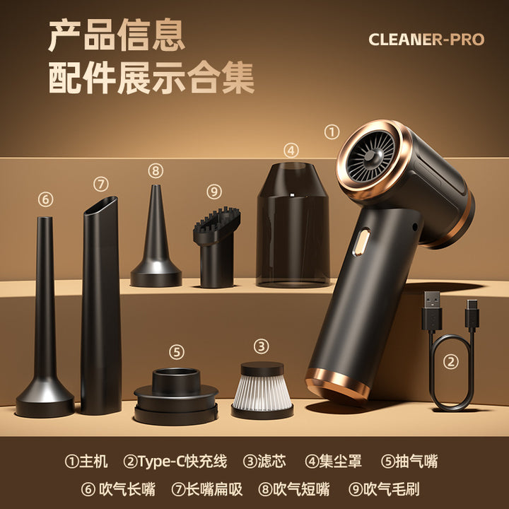 Handheld Cordless Vacuum Cleaner – Powerful Suction Car & Home Mini Vacuum