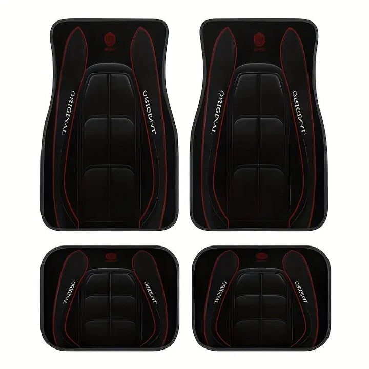 TEMUNordic Vintage Car Foot Mat Carpet Carpet 4 Piece Set Stain Resistant Floor Mat Wholesale Drop Shipping